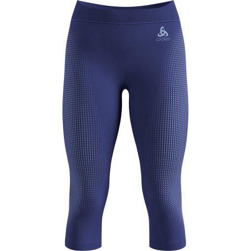 Photo produit de Odlo Caleçon 3/4 Femme - Performance Warm - skipper blue