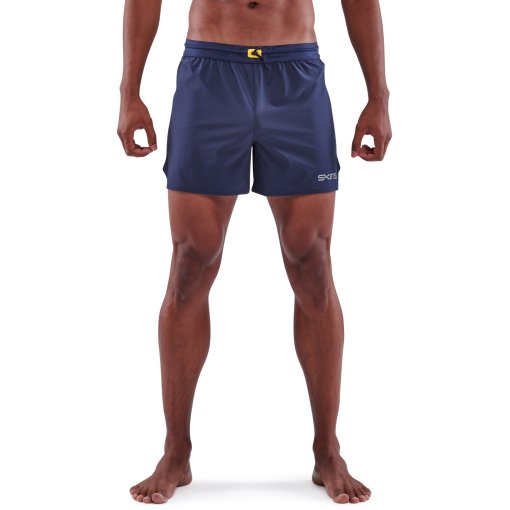 Foto de SKINS Malla Corta Running 4&quot; Hombre - 3-Series - Navy Blue