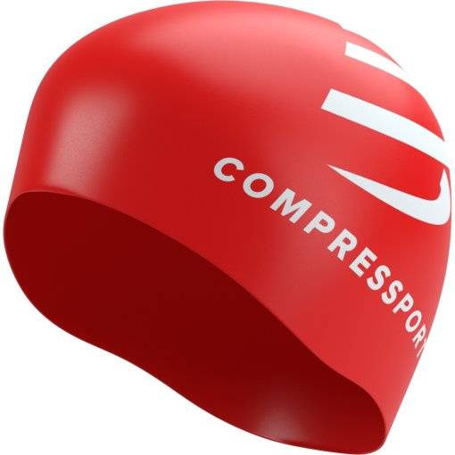 Foto de Compressport Gorro Natación - rojo/blanco