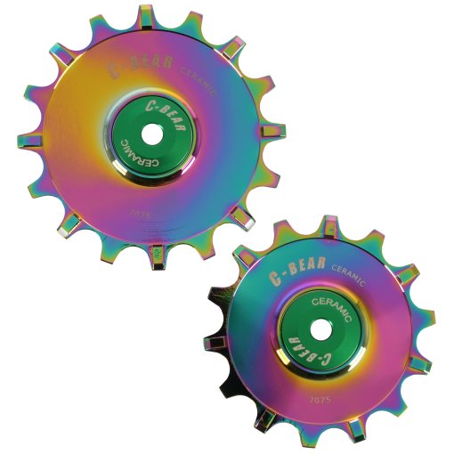 Photo produit de C-Bear OCM-X Aurora Poulie de Dérailleur Roues - Full Ceramic - AXS XPLR 13 vitesses