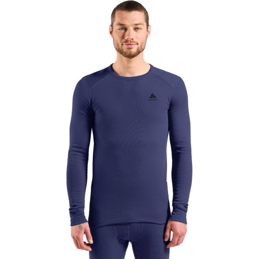 Foto de Odlo Camiseta Interior Manga Larga Homme - Active Warm - skipper blue