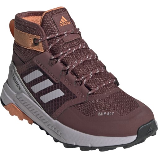 Foto de adidas Zapatillas Senderismo Niños - TERREX Trailmaker Mid Rain.Rdy - quiet crimson/silver dawn/amber tint ID0925