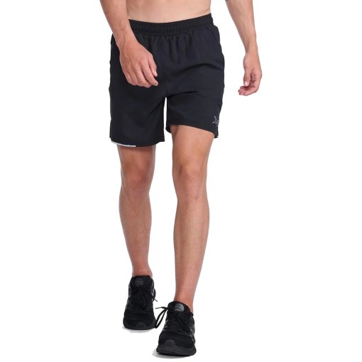 Foto de 2XU Pantalon Corto de correr Hombre - Aero 7&quot; - black/silver reflective