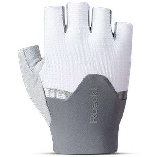 Photo produit de Roeckl Sports Gants Vélo - Imatra 2 - sharkskin/white 8351