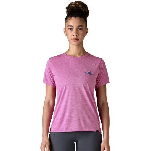 Foto de Patagonia Camiseta Mujer - Capilene Cool Daily Graphic - 73 Skyline: Brisk Purple X-Dye
