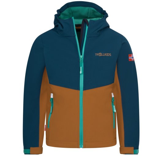 Photo produit de Trollkids Veste Enfant - Kristiansand - Midnight Forest/Caramel