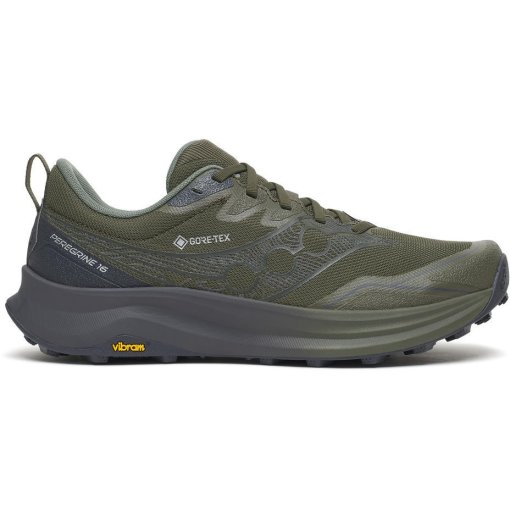 Photo produit de Saucony Peregrine 16 GTX Chaussures running pour hommes - fatigue/ebony