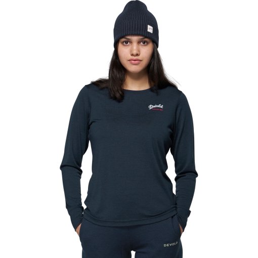 Foto de Devold Camiseta de Manga Larga Mujer - Classic Script - 284A Ink