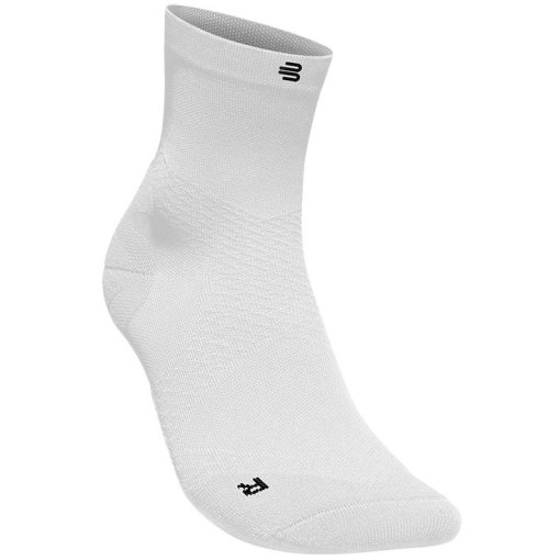 Bild von Bauerfeind Run Ultralight Mid Cut Socken Herren - white