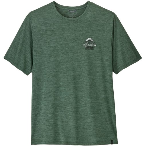 Foto de Patagonia Cap Cool Daily Camiseta para hombres - Great Waves - Canopy Green - Light Canopy Green X-Dye