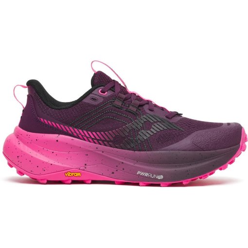 Photo produit de Saucony Xodus Ultra 4 Chaussures running pour femmes - eggplant/shock