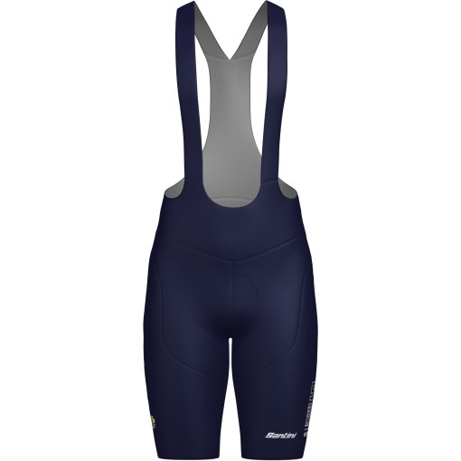 Foto de Santini Culotte Corto con Tirantes Ciclismo Hombre - Arrivée Arc De Triomphe - Tour de France™ 2025 Collection - RE1079GITARC5TDF - marine blue MA