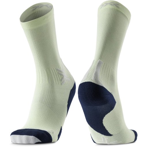 Productfoto van X-Socks Run Discovery Crew Hardloopsokken - neolime/x black