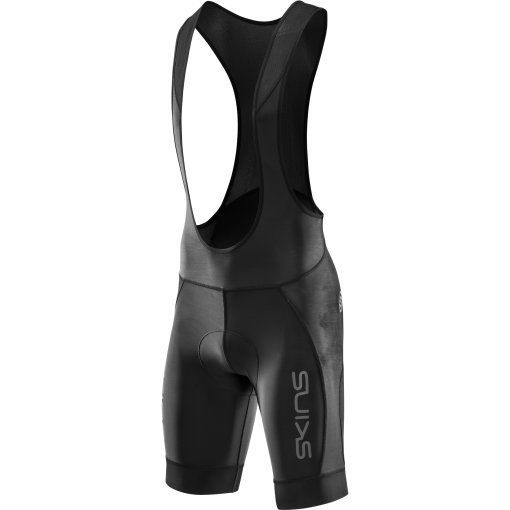 Foto de SKINS Culotte Corto con Tirantes Ciclismo Elite Hombre - CYCLE - Negro/Negro