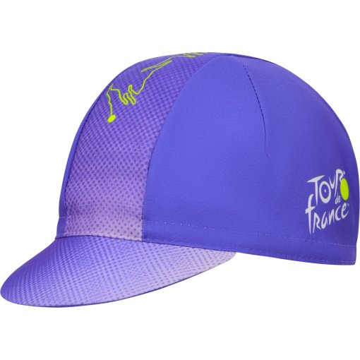 Photo produit de Santini Alpe D&#039;Huez Casquette de cycliste - Tour de France 2026™ Collection RE460COTADHZ6TDF - lilla LL