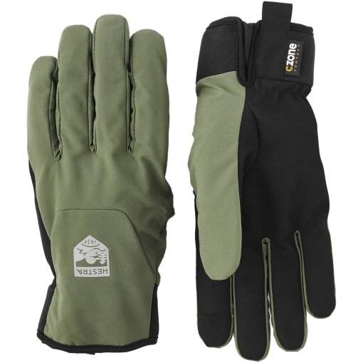 Foto de Hestra Guantes de Ciclismo de 5 Dedos - CZone Bike Mistral - olive