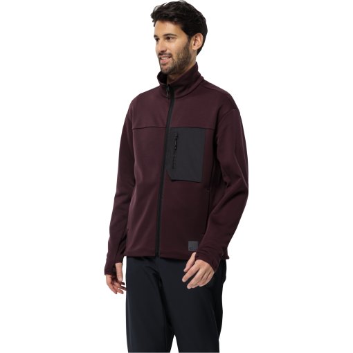 Produktbild von Jack Wolfskin Bike Commute Jacke Herren - dark maroon