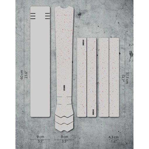 Immagine prodotto da DYEDBRO Pellicola Protettiva per Telaio MTB - Speckled - rosso
