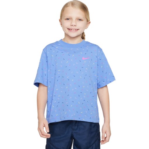 Produktbild von Nike Sportswear Boxy Swoosh Shirt Kinder - polar FD5366-450