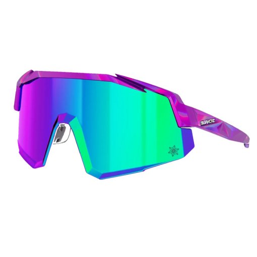 Photo produit de Supacaz Lunettes Orbitron Lazer - Purple Hologram | Aurora Lazer Lens