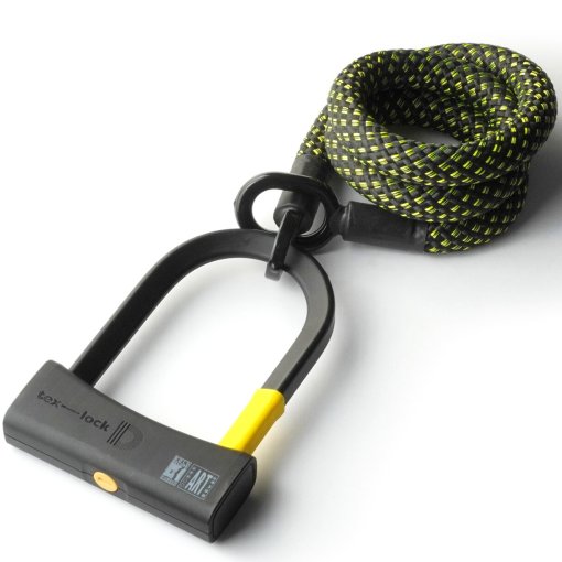 Foto de tex–lock Candado en U - eyelet inkl. D-Lock - 120 cm - stardust