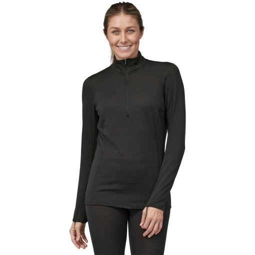 Foto de Patagonia Ropa Interior Mujer - Capilene Thermal Weight Zip Neck - negro