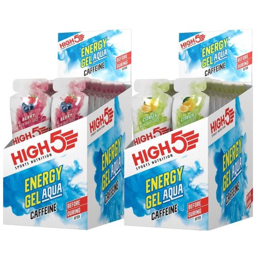 Foto de High5 Gel de Carbohidratos + Cafeína - Energy Gel Aqua Caffeine - 20x66g