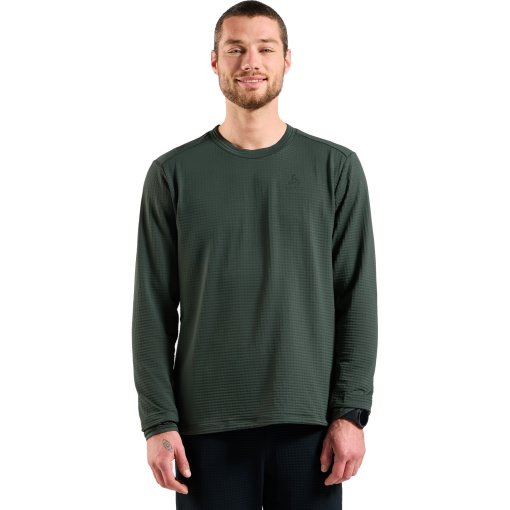 Photo produit de Odlo Pull de Running à Col Rond Homme - Essentials Thermal - urban chic