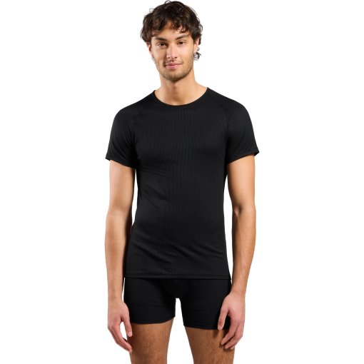Photo produit de Odlo Active Light Crew Neck T-shirt à manche courte pour homme - black