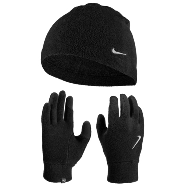 Foto de Nike Gorro y Guantes Kit Mujer - W Fleece - negro/negro/plata 082