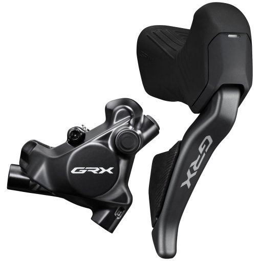 Immagine prodotto da Shimano Freno a Disco - GRX ST-RX825 + BR-RX820 - Di2 | 2x12 Velocità | Flat Mount | J-Kit - Destra (R) | Posteriore (R)