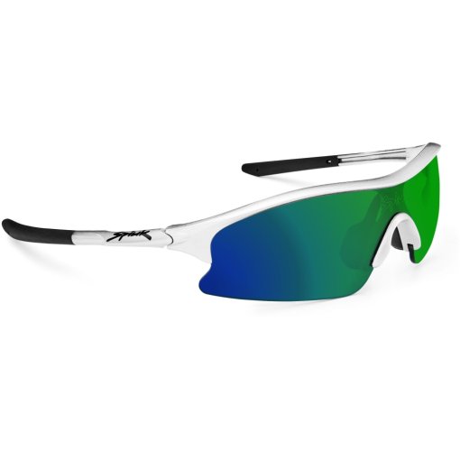 Photo produit de Spiuk Lunettes Enfant - Frisbee - White/Black - Mirror Green