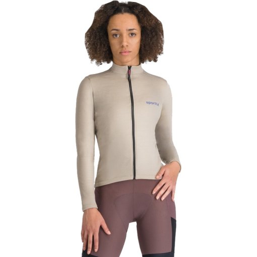 Foto de Sportful Maillot Ciclismo Mujer - Supergiara Wool - 294 Sand