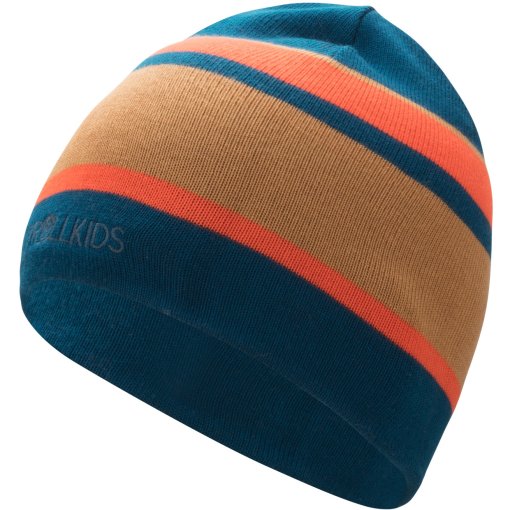 Foto de Trollkids Gorro Reversible Niño - Nordland - Madeira Blue/Deep Orange