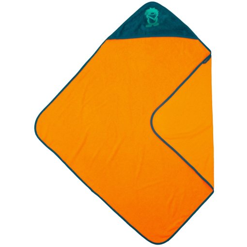 Produktbild von Trollkids Sandefjord Strandtuch Kinder - Sahara Sunset/ Lagoon Green