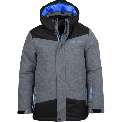 Foto de Trollkids Chaqueta Niño - Norefjell - Grey Melange/Blue