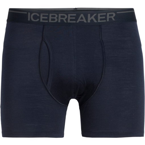 Foto de Icebreaker Calzoncillo Bóxer con Abertura Hombre - Merino Anatomica - Midnight Navy 401