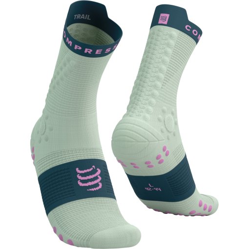 Immagine prodotto da Compressport Calze a Compressione - Pro Racing v4.0 Trail - almost aqua/stargazer/cyclamen