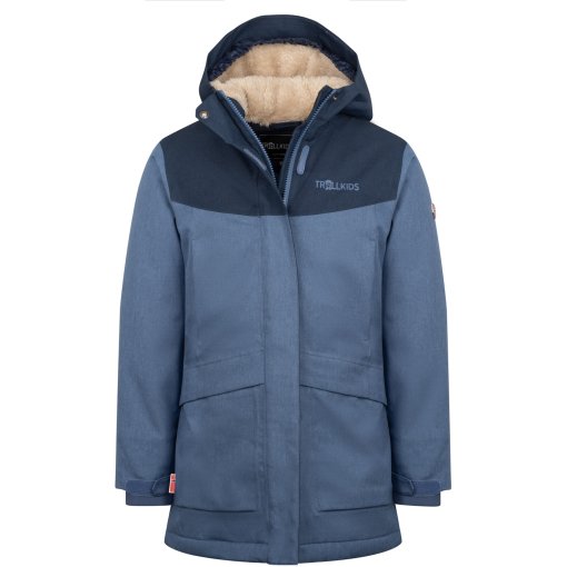 Foto de Trollkids Abrigo Niña - Oslo PRO - Navy/Lotus Blue
