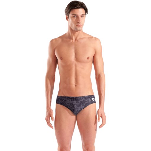 Produktbild von arena Performance Ribbed Slip Badehose Herren - Schwarz Multi