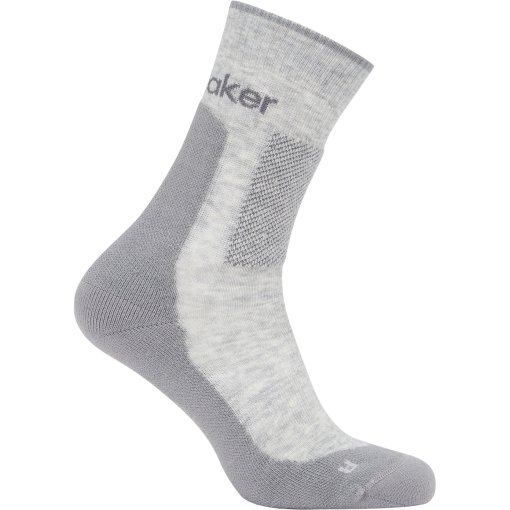 Foto de Icebreaker Calcetines Hombre - Merino Hike+ Medium Crew - Blizzard Hthr/Alloy