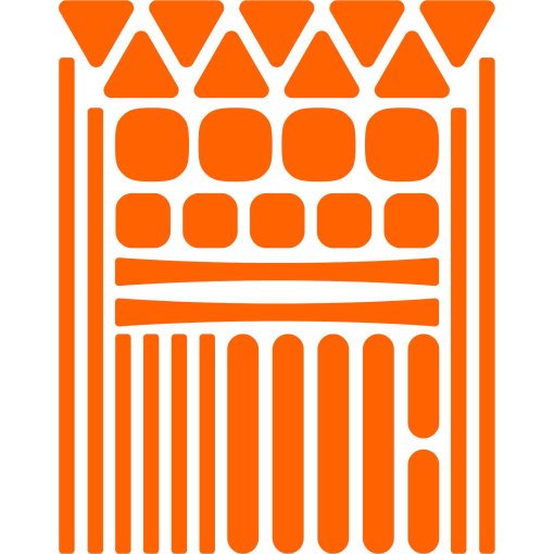 Immagine prodotto da rie:sel design Adesivo Casco - re:flex anywhere - arancione