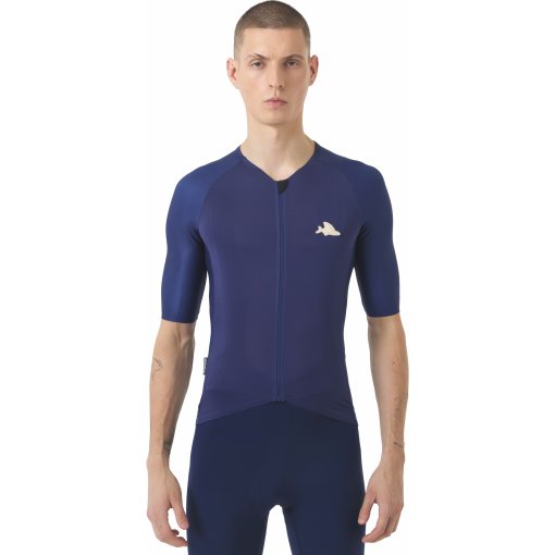 Picture of Café du Cycliste Vinciane Short Sleeve Jersey Men - navy