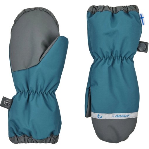 Picture of Finkid PAKKANEN Gloves Kids - ocean/dark sage