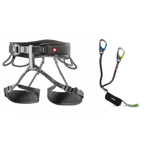 Produktbild von Ocún Via Ferrata Twist Set Klettersteigset - grau