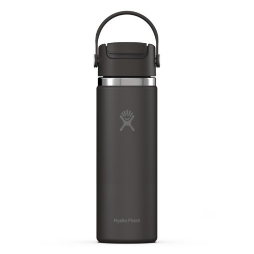 Picture of Hydro Flask 20oz Travel Mug + Flip Sip Cap - 591 ml - Black