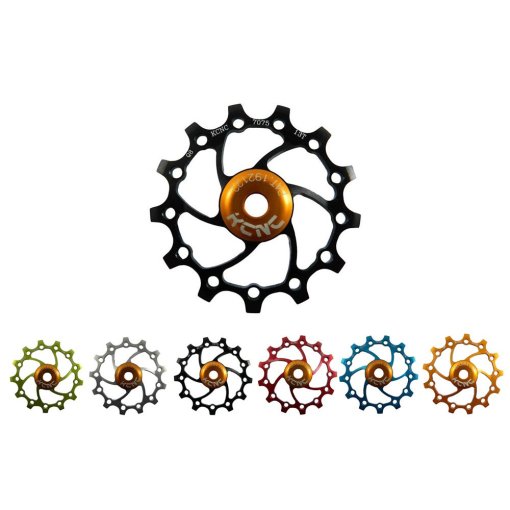 Immagine prodotto da KCNC Jockey Wheels Original Long Teeth Aluminium with Ceramic Hybrid Bearings