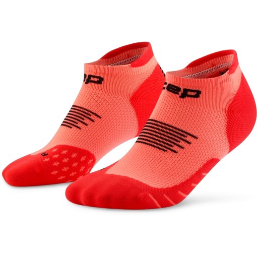 Photo produit de CEP Chaussettes de Compression Femme - Core Run No Show - neon coral