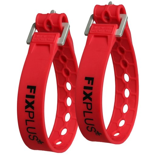 Produktbild von FixPlus Strap Gummizurrband 23cm - 2 Stück - rot