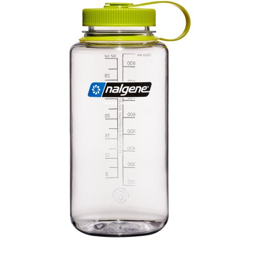 Productfoto van Nalgene Wide Mouth Sustain Drinkfles - 1L - clear